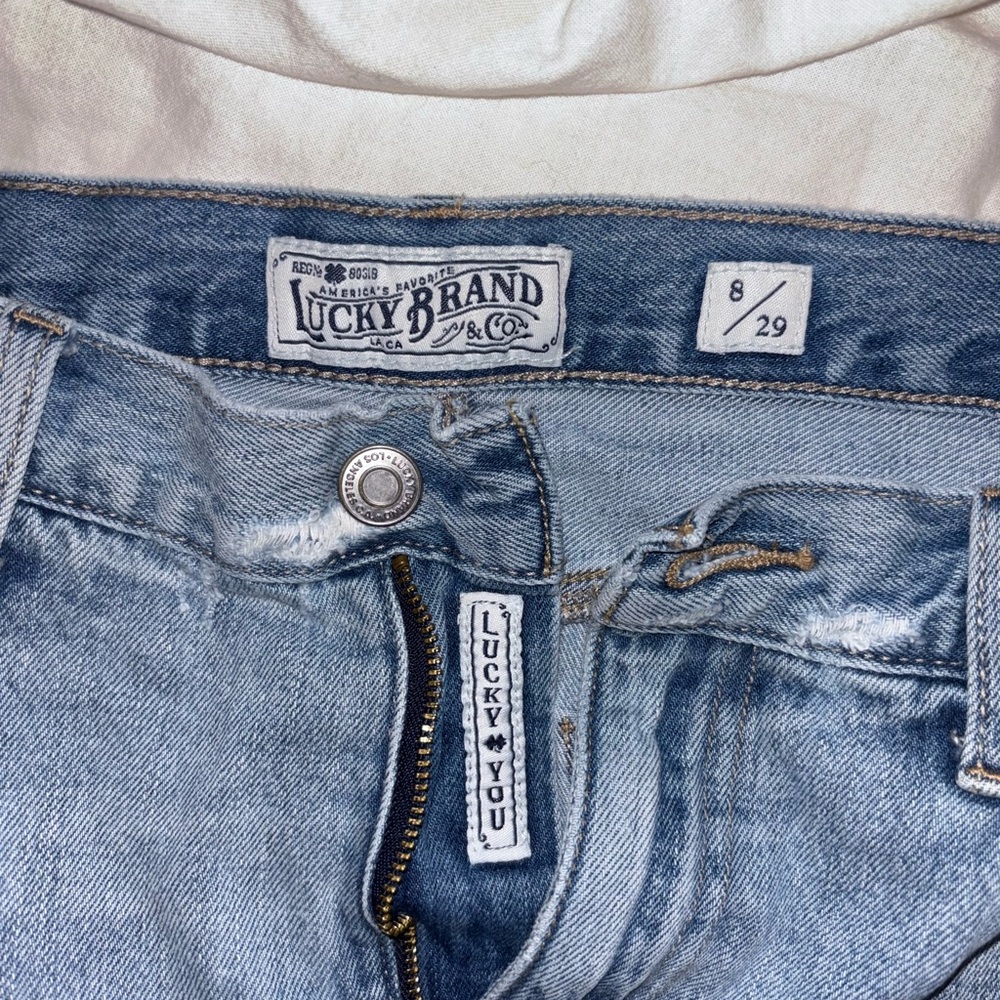Lucky Brand “Old Favourite Mini” denim skirt